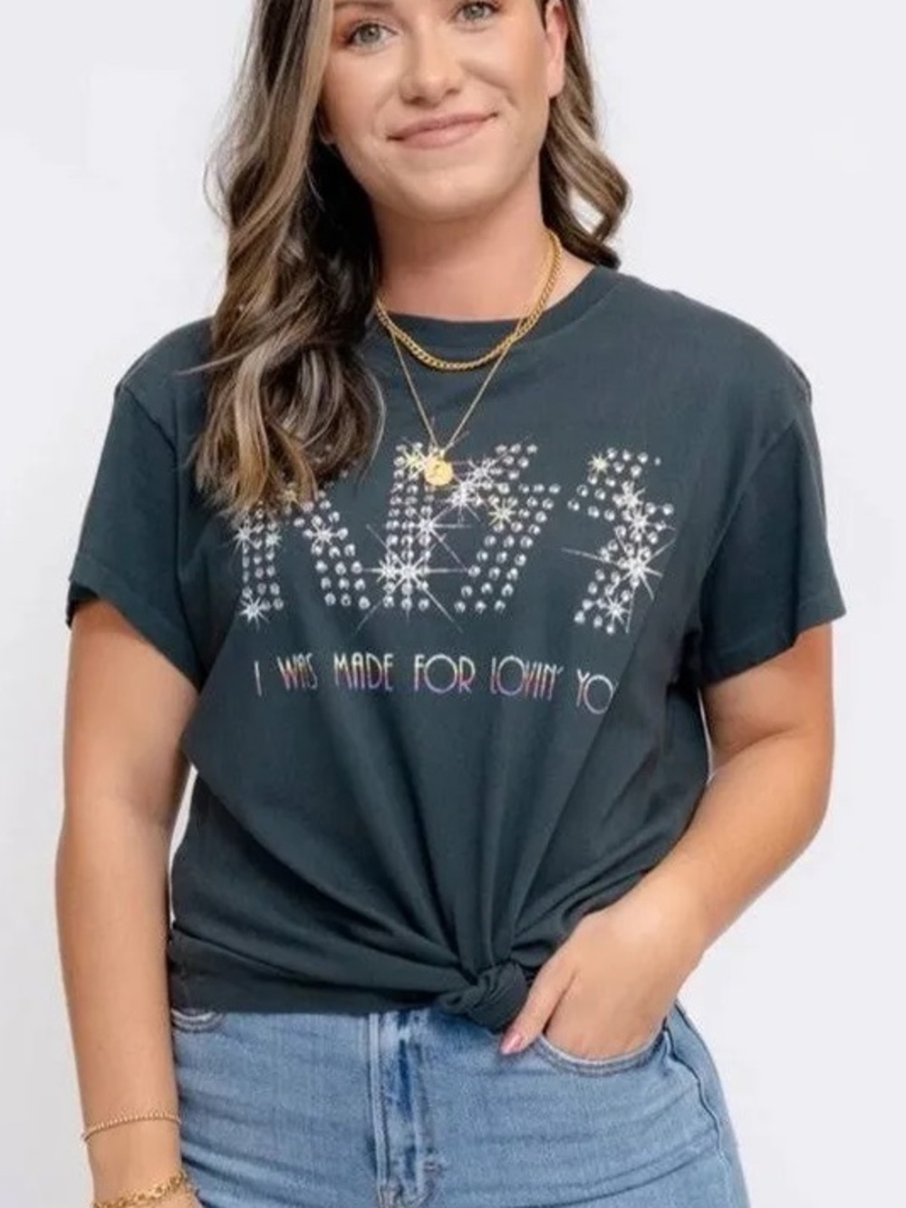 NWT Daydreamer Embellished Tee